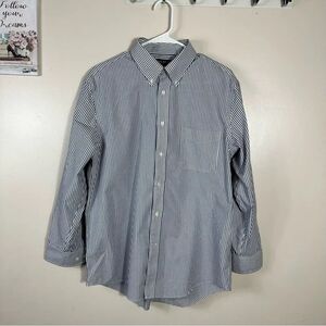 Lauren Ralph Lauren Black and White Striped Shirt black label